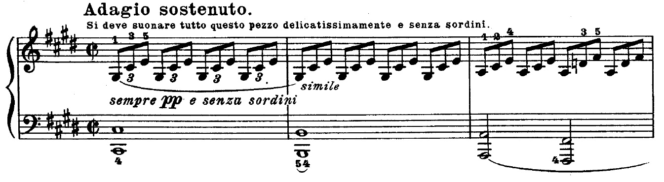 Beethoven Sonata No. 14 Op. 27 No. 2 'Moonlight'